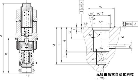 LCY-20-31.5-02    LCY-20-31.5-04   螺纹插装式先导溢流阀 