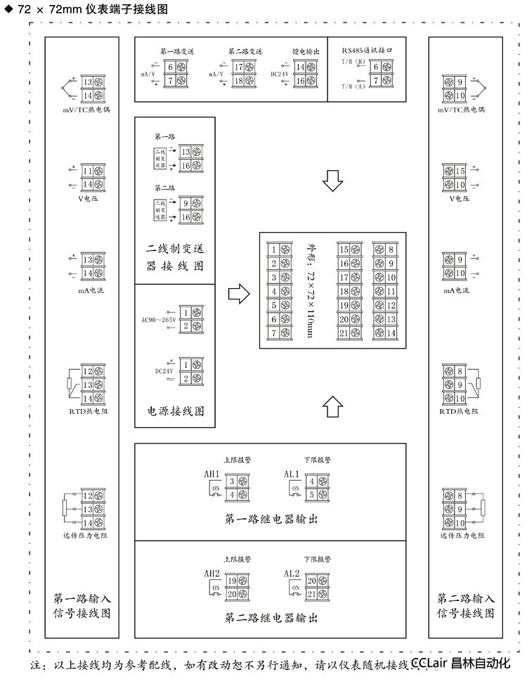 XWP-TX823 显示控制仪  