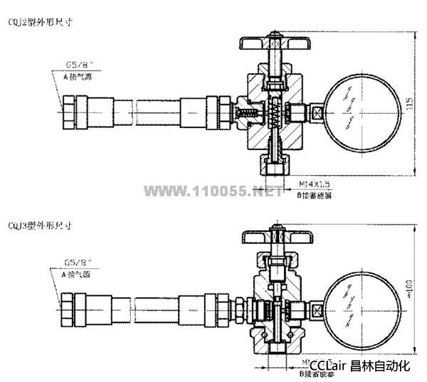 CQJ2-25      CQJ3-25      CQJ2-40     CQJ3-40   充气工具