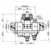 YDF-86,三位四通液压电磁阀