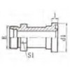 1DFS-24-08,1DFS-30-12,1DFS-36-12,1DFS-42-16,1DFS-52-20,1DFS-24-12,公制螺纹卡套接头