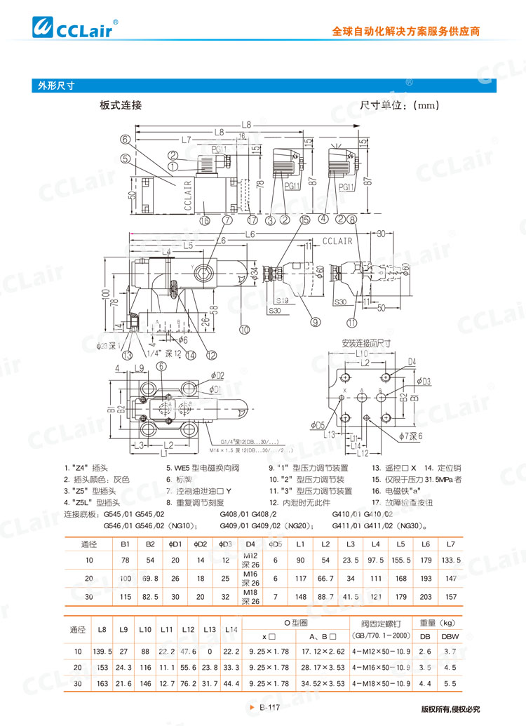 DB,DBW 30型先导式溢流阀,电磁溢流阀-4 