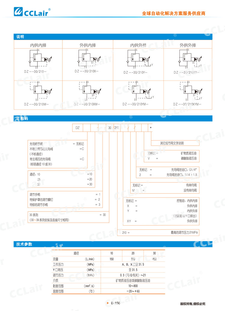 DZ 30型先导式顺序阀-3 