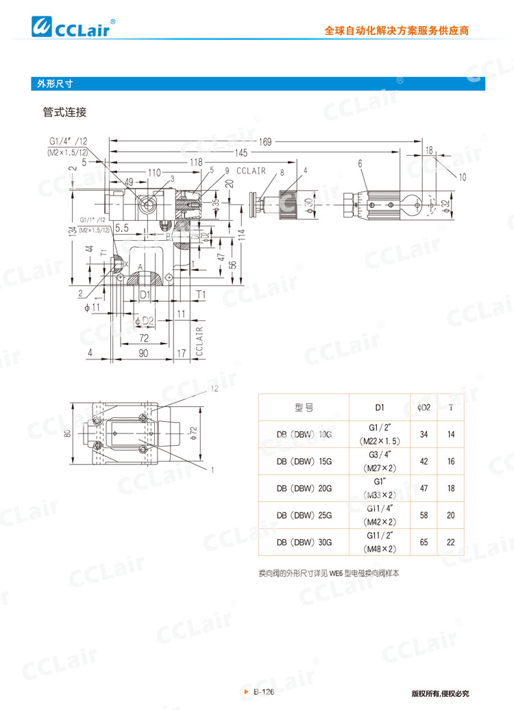 DB,DBW 50型先导式溢流阀,电磁溢流阀-7 