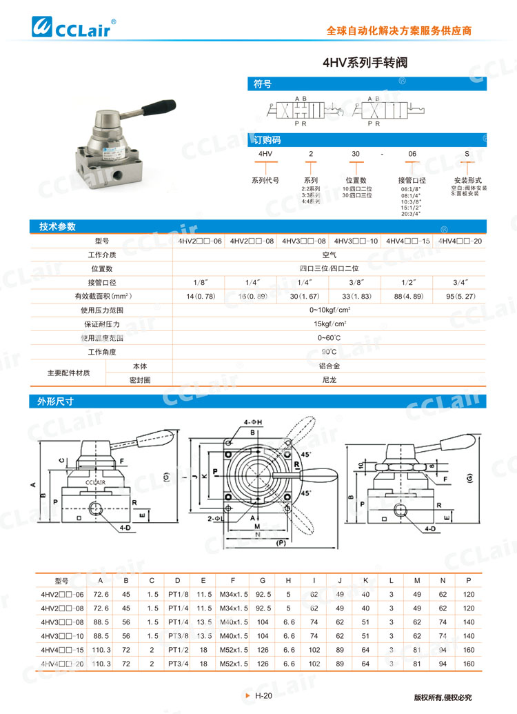 4HV系列手转阀