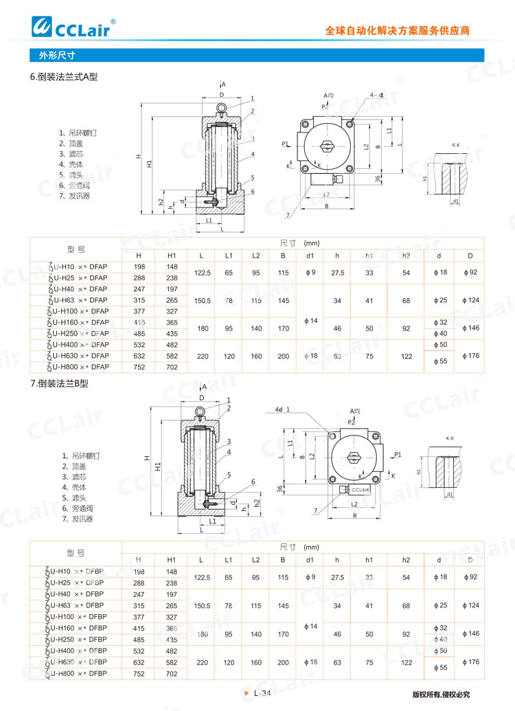 ZU-H、QU-H系列压力管路过滤器-6