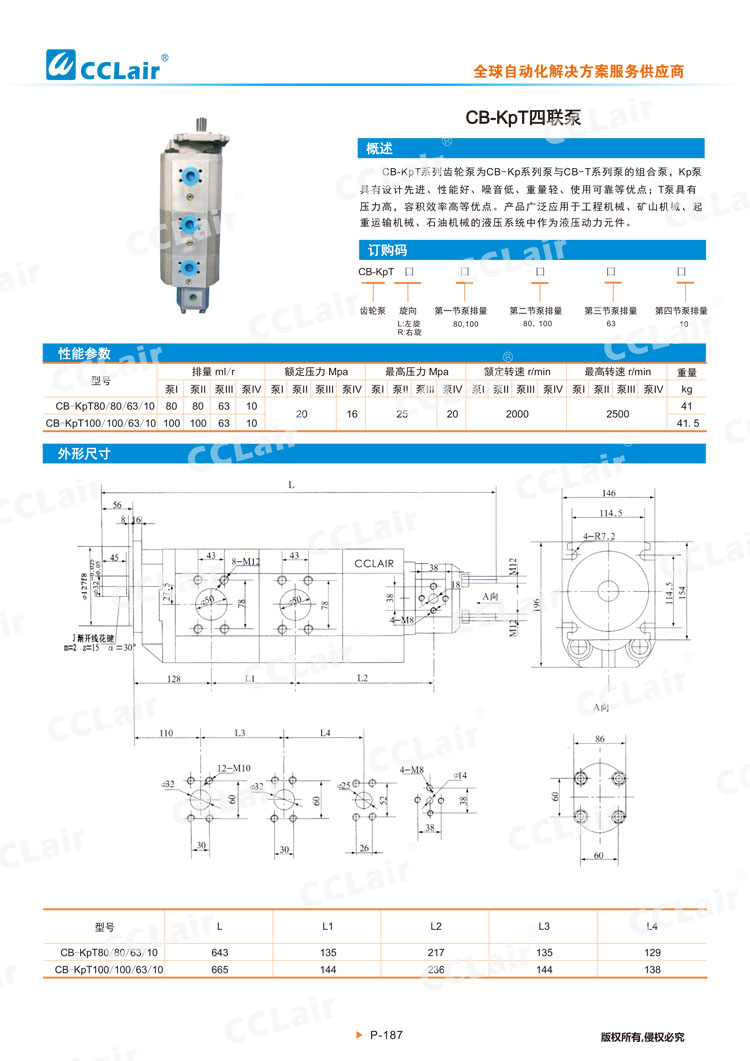 CB-KpT四联泵
