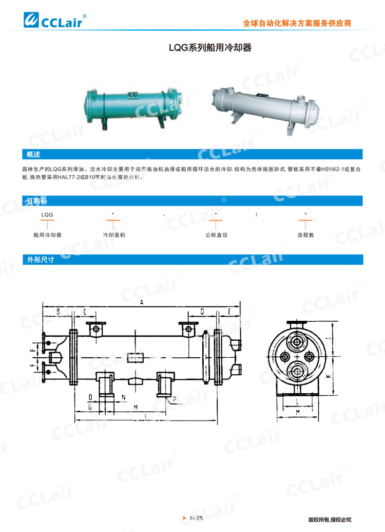 LQG系列船用冷却器-1