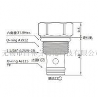 CCV-122-XAN,CCV-122-XCN,CCV-122-XEN,CCV-122-XAV,CCV-122-XCV,CCV-122-XEV,单向阀(口1通口2自由流)